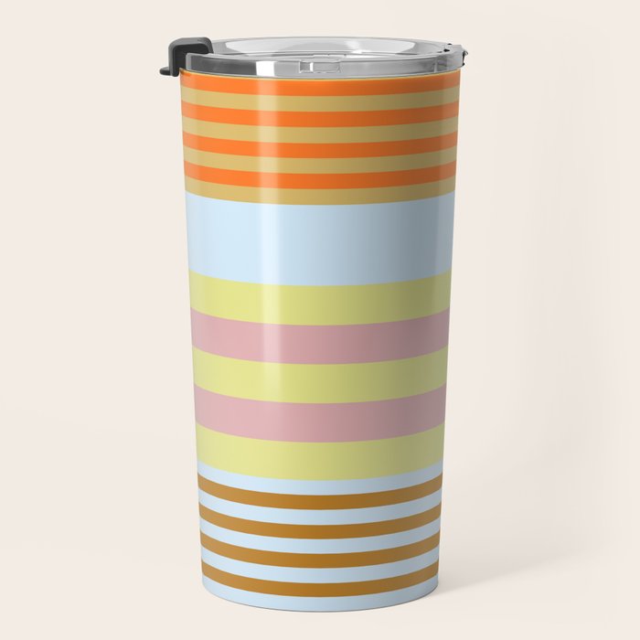 stripe pattern 03 Travel Mug Gallery Image 3