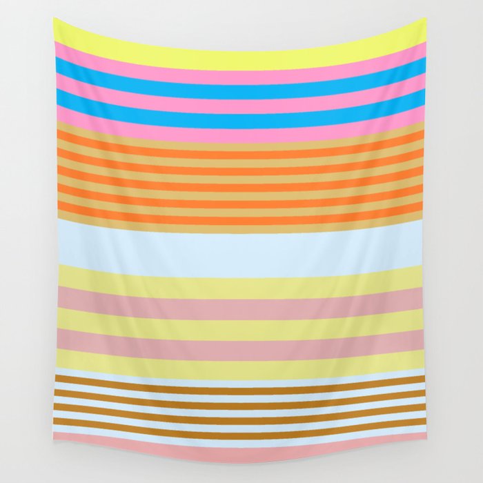 stripe pattern 03 Wall Tapestry Gallery Image 4