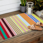 stripe pattern 03 Outdoor Rug Gallery Image 2