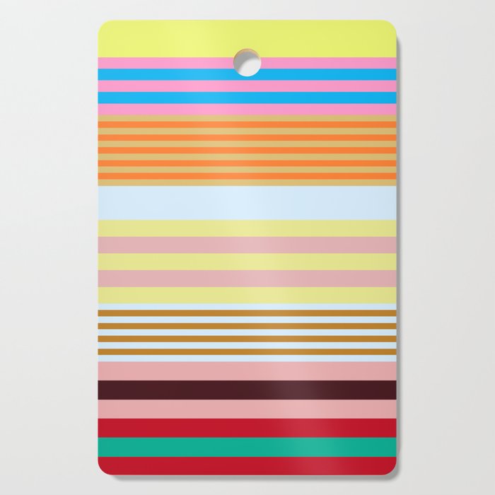 stripe pattern 03 Cutting Board Gallery Image 1