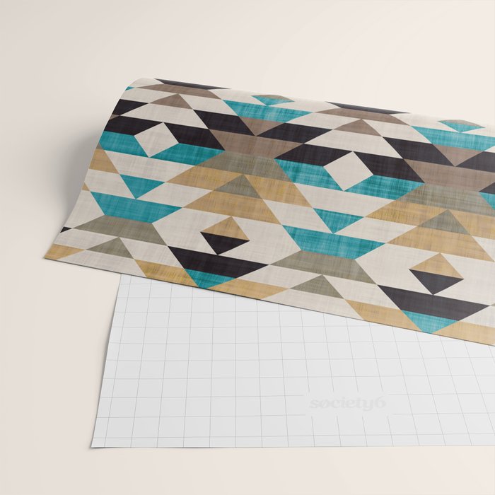 Southwestern Boho Art Prints Wrapping Paper Gallery Image 2