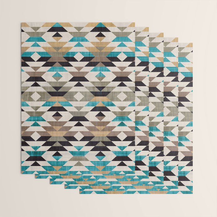 Southwestern Boho Art Prints Wrapping Paper Gallery Image 3