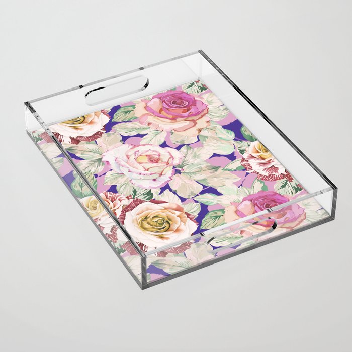 The lush garden in bloom P Acrylic Tray Gallery Image 1