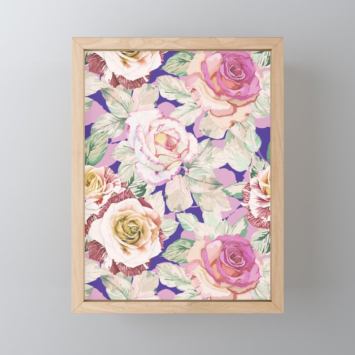 The lush garden in bloom P Mini Art Print Gallery Image 1
