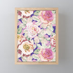 The lush garden in bloom P Mini Art Print Gallery Image 1
