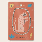 Trippy tiger in red Cutting Board Gallery Image 1