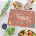 Trippy tiger in red Cutting Board Gallery Image 2
