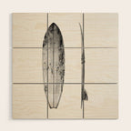 Surfboard Wood Wall Art Gallery Image 1