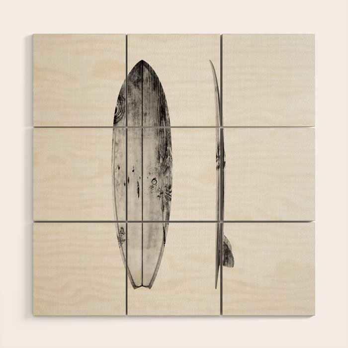 Surfboard Wood Wall Art Gallery Image 1