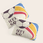 Let's Go - Soccer Illustration Pillow Sham Gallery Image 3
