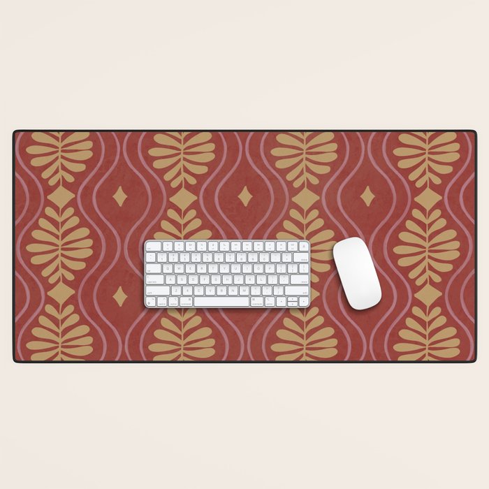 Wheatberry Fronds Desk Mat Gallery Image 1