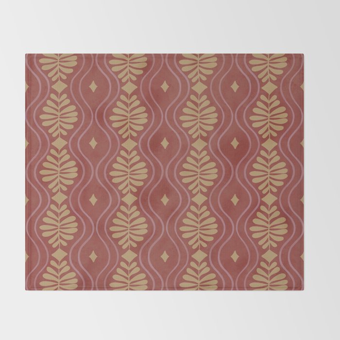 Wheatberry Fronds Throw Blanket Gallery Image 2