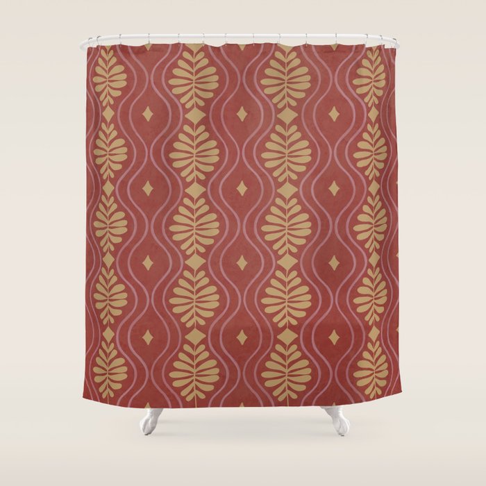 Wheatberry Fronds Shower Curtain Gallery Image 1