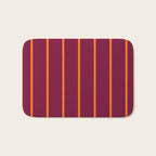 orange stripe  Bath Mat Gallery Image 1