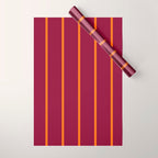 orange stripe  Wrapping Paper Gallery Image 1