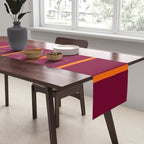 orange stripe  Table Runner Gallery Image 2