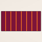 orange stripe  Desk Mat Gallery Image 3
