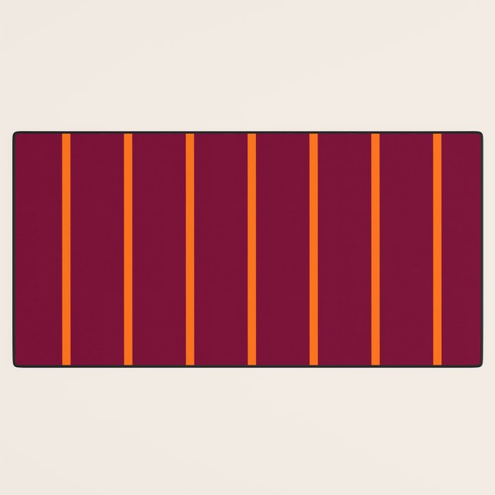 orange stripe  Desk Mat Gallery Image 3