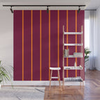 orange stripe  Wall Mural Gallery Image 1