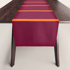 orange stripe  Table Runner Gallery Image 1