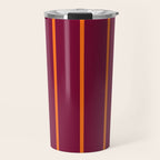 orange stripe  Travel Mug Gallery Image 1