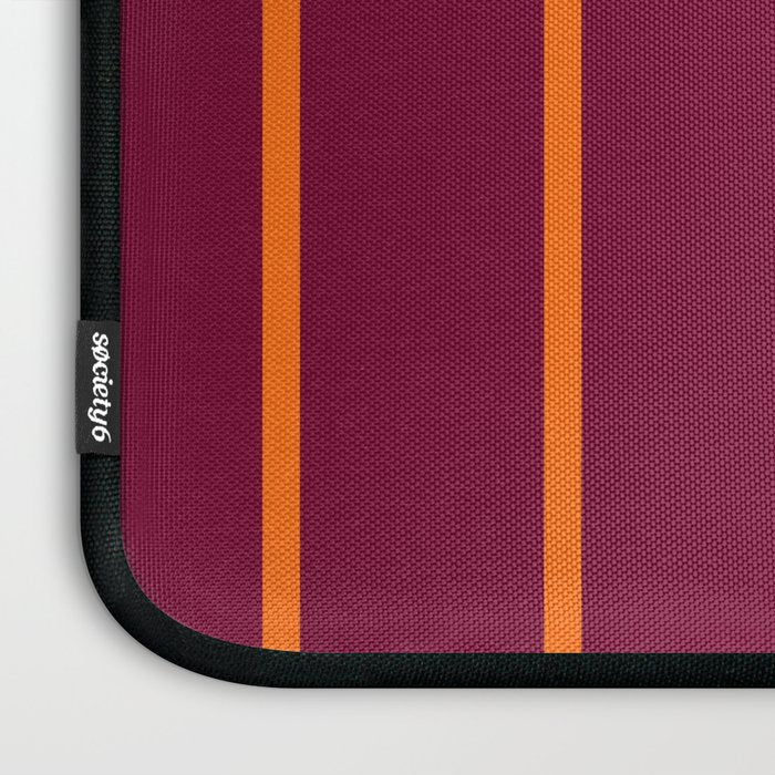 orange stripe  Laptop Sleeve Gallery Image 3