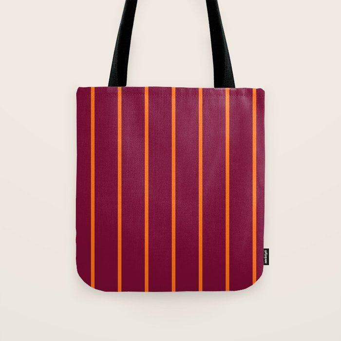 orange stripe  Tote Bag Gallery Image 1