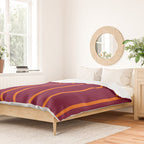 orange stripe  Duvet Cover Gallery Image 2