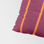 orange stripe  Pillow Sham Gallery Image 4