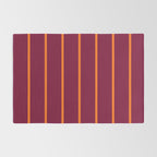 orange stripe  Rug Gallery Image 2