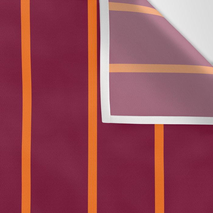orange stripe  Wall Tapestry Gallery Image 3