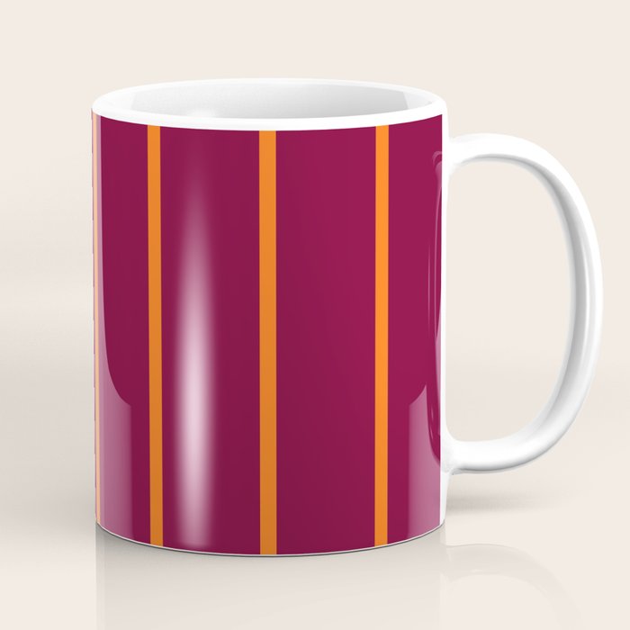 orange stripe  Coffee Mug Gallery Image 1