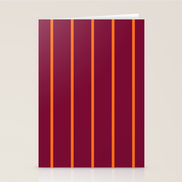 orange stripe  Stationery Card Gallery Image 2