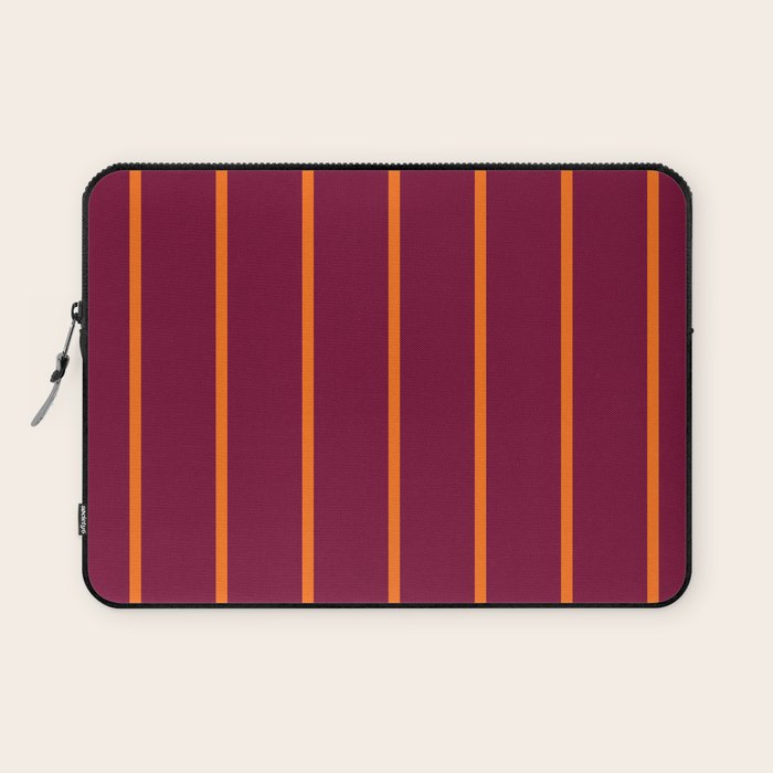 orange stripe  Laptop Sleeve Gallery Image 1