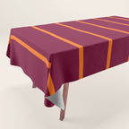 orange stripe  Tablecloth Gallery Image 1