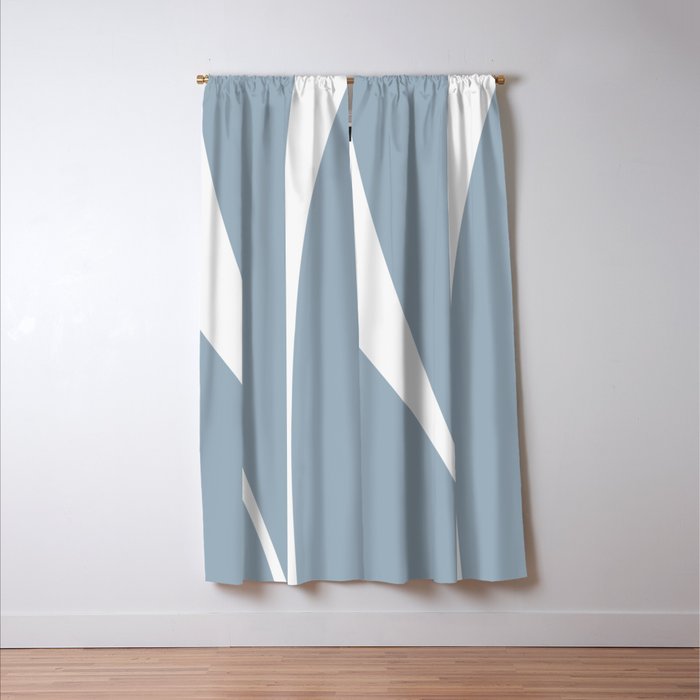 Minimalist Plant Abstract XXVI Window Curtain Gallery Image 3
