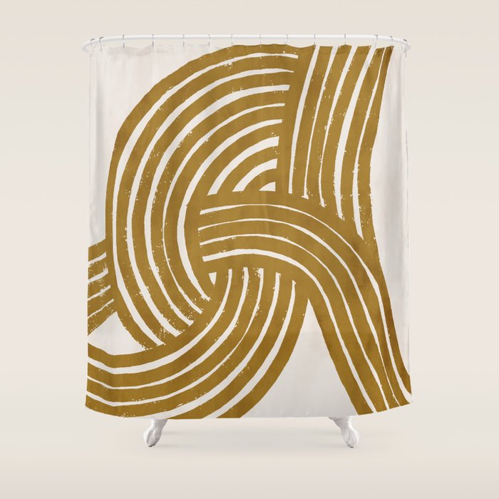 Knot | Dijon Shower Curtain Gallery Image 1