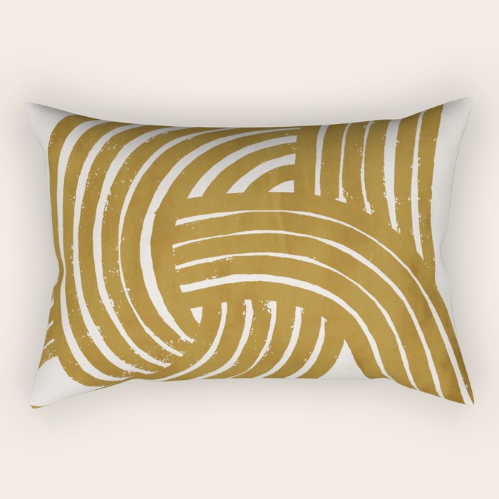 Knot | Dijon Rectangular Pillow Gallery Image 1