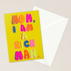 Mom, I Am A Rich Man Stationery Card Gallery Image 2