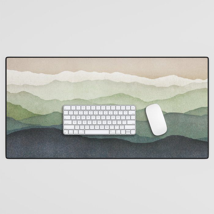 Mountain Muted Desk Mat Gallery Image 1