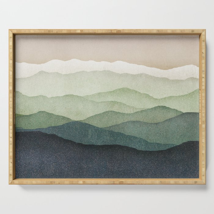 Mountain Muted Serving Tray Gallery Image 1