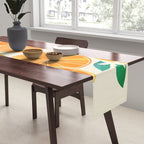 Orange Slices With Blossoms Table Runner Gallery Image 2