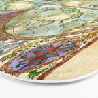 Magical Antique World Map  Bath Mat Gallery Image 3