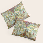 Magical Antique World Map  Pillow Sham Gallery Image 3