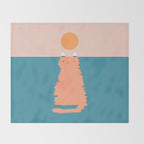 Cat Landscape 170 Throw Blanket Gallery Image 2