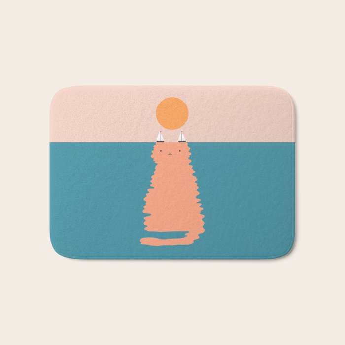 Cat Landscape 170 Bath Mat Gallery Image 1