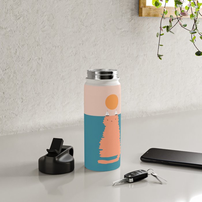 Cat Landscape 170 Water Bottle Gallery Image 4