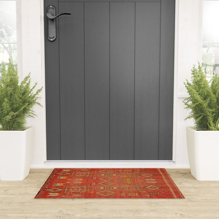 Moroccan Traditional Heritage Design Berber Style E5 Welcome Mat Gallery Image 3