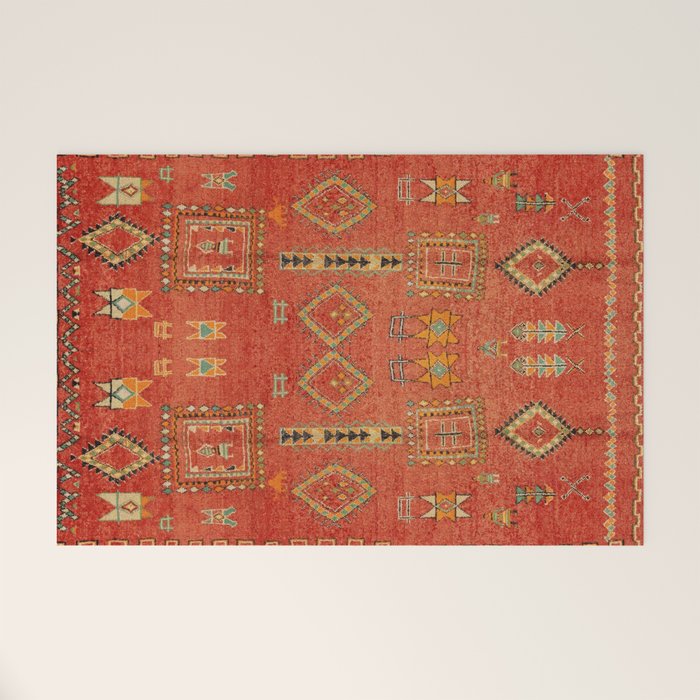 Moroccan Traditional Heritage Design Berber Style E5 Welcome Mat Gallery Image 1