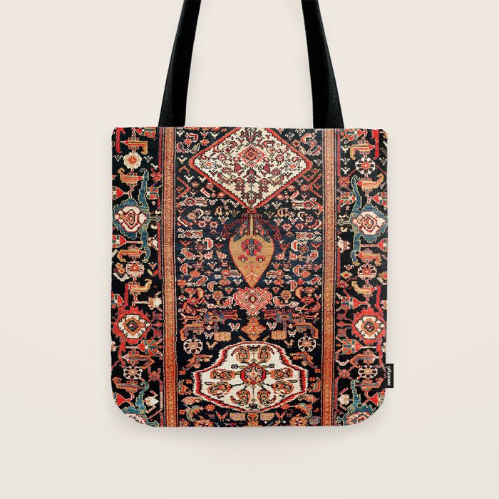 Malayer Hamadan West Persian Rug Tote Bag Gallery Image 1